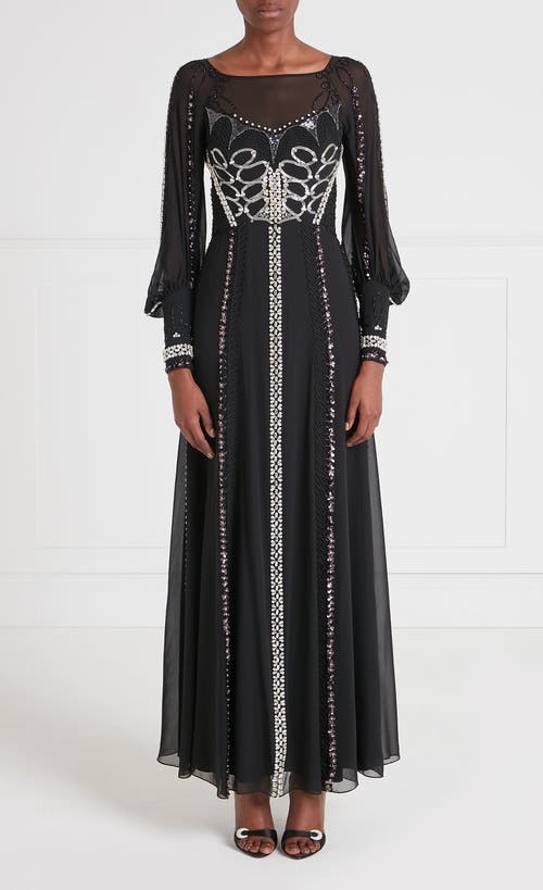 Temperley London Sofia Gown In Black