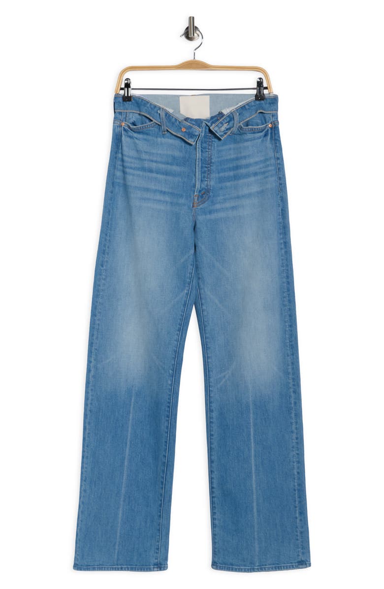 MOTHER The Foldover Dodger Sneaker Straight Leg Jeans, Alternate, color, No Offense But