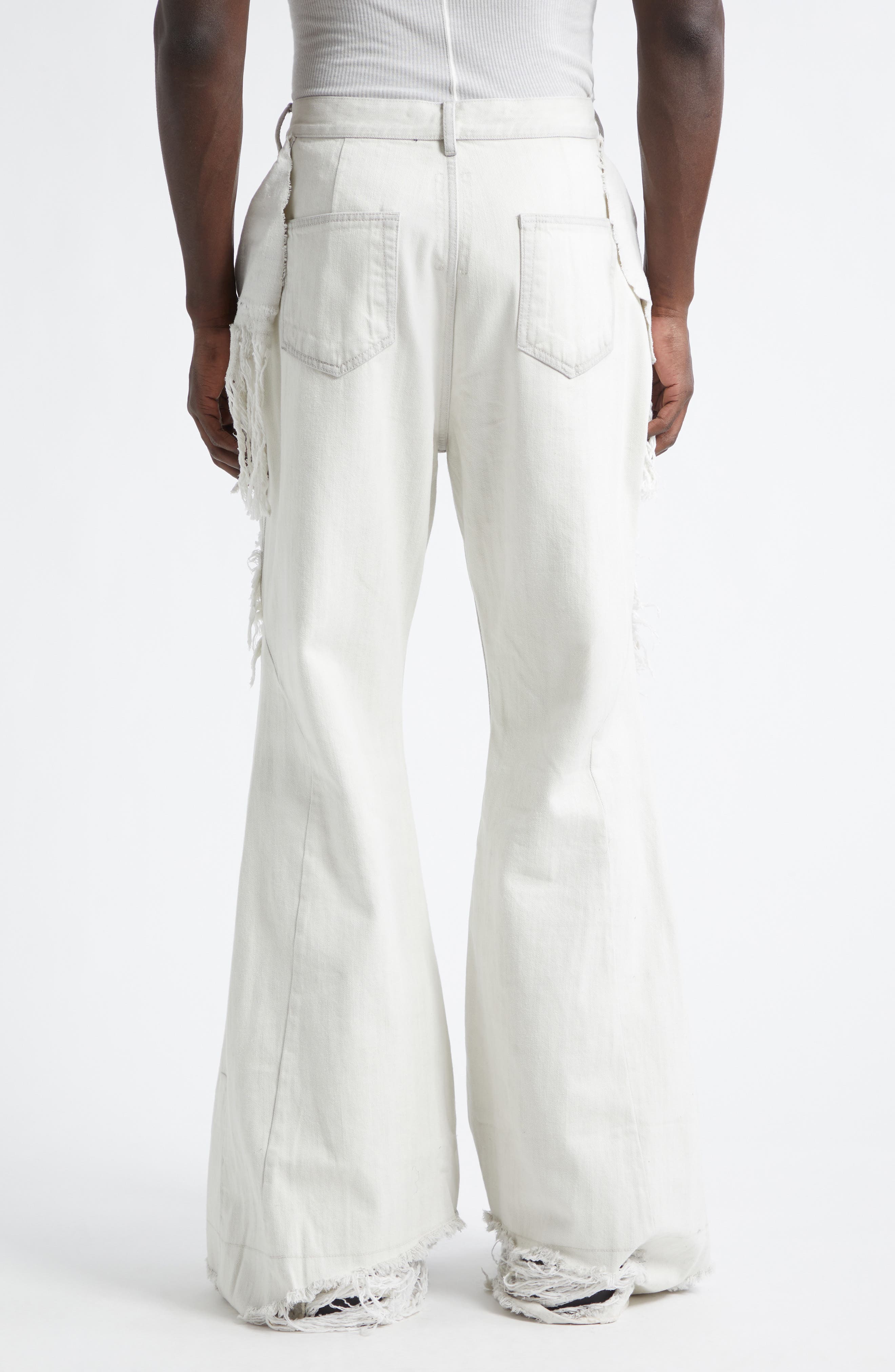 Slivered Shredded Bootcut Jeans - image 2
