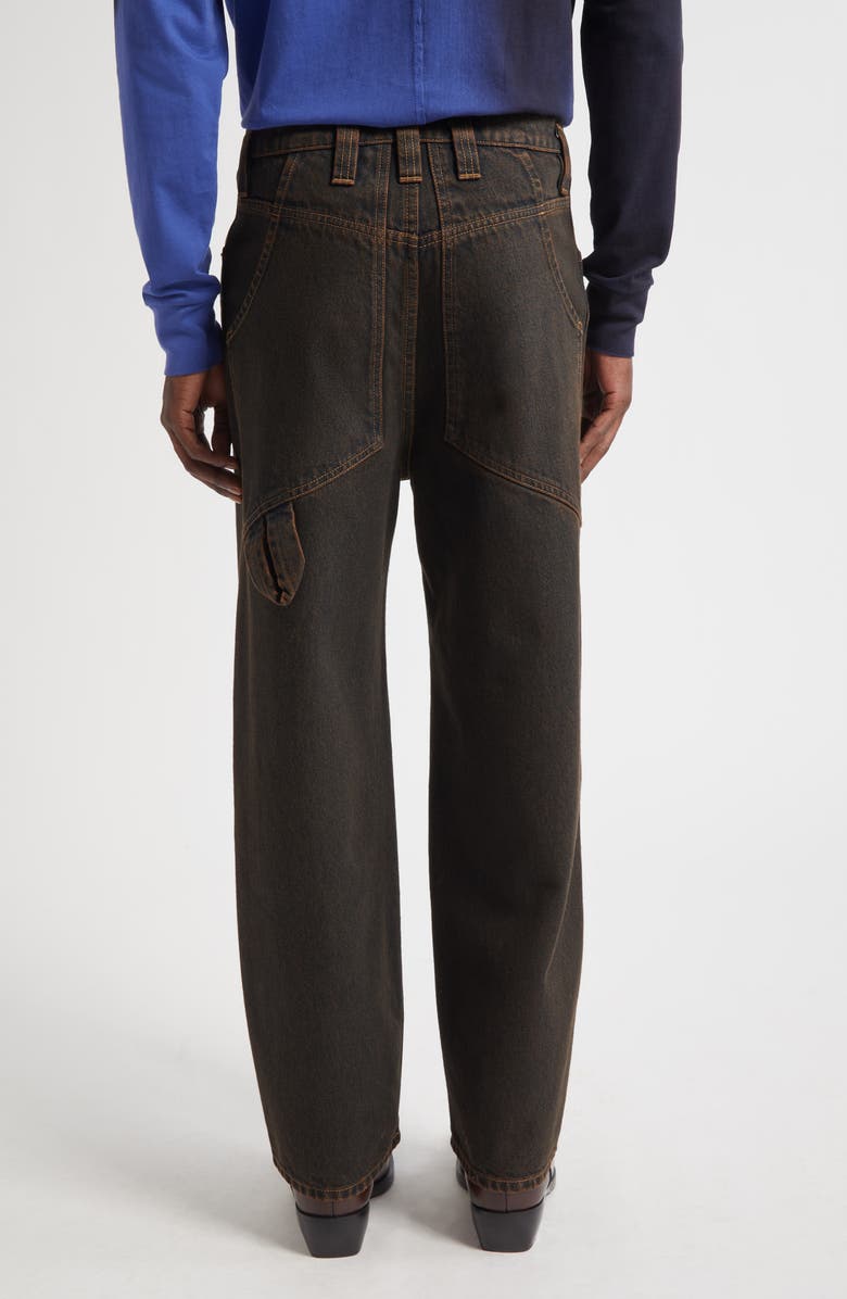 Eckhaus Latta Baggy Jeans, Alternate, color, Mud