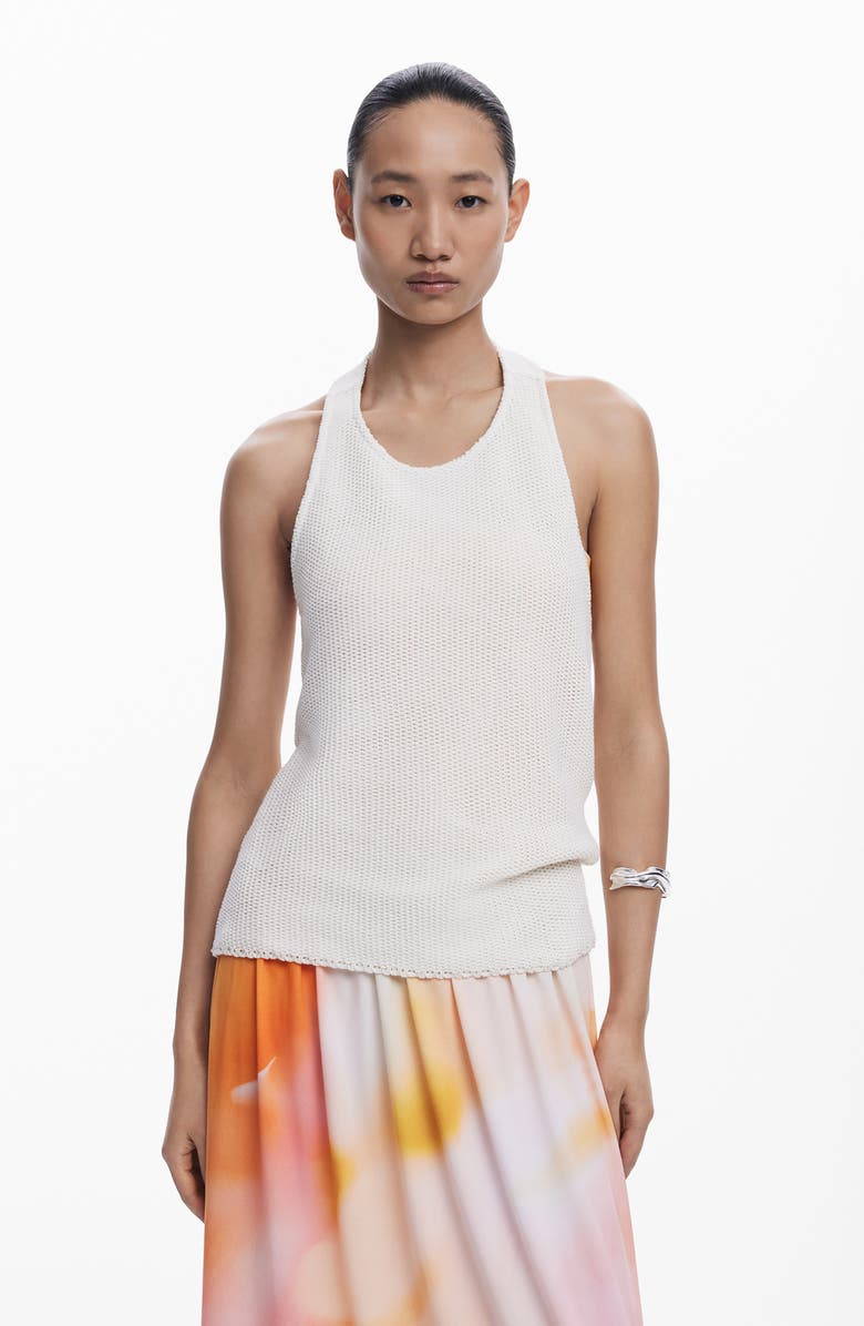 Desigual Halter Neck Max Dress, Alternate, color, Light Beige