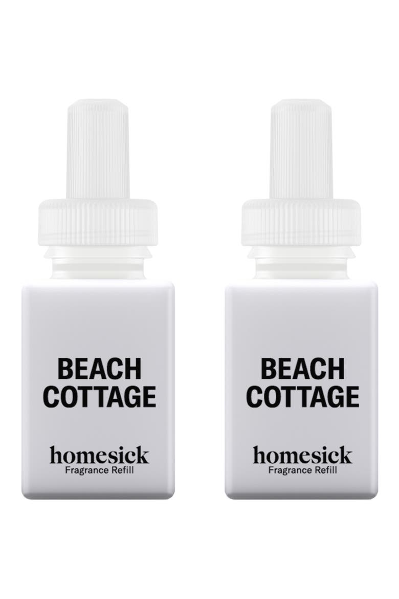 x Homesick 2-Pack Diffuser Fragrance Refills, Main, color, BEACH COTTAGE