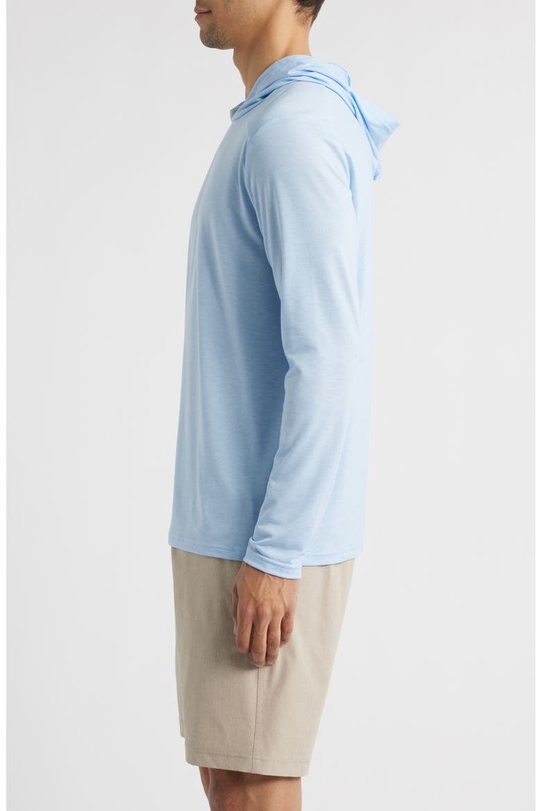 The Seabreeze Performance Pullover Hoodie, Alternate, color, BLUE GLOW