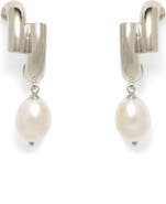 Lady Grey Cultured Pearl Shift Earrings