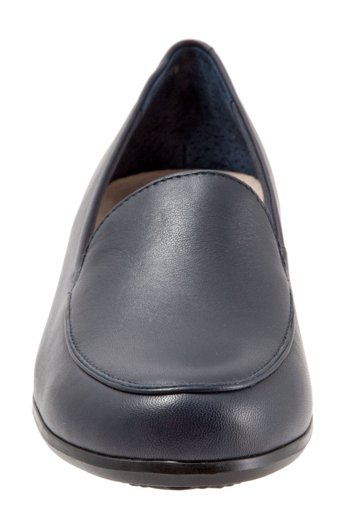 Monarch Loafer, Alternate, color, FRENCH NAVY LEATHER