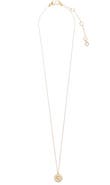 Kate Spade New York mini initial pendant necklace