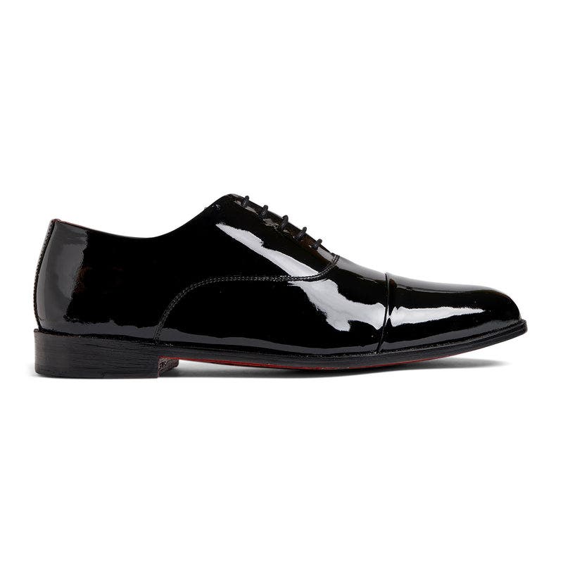 CARLOS SANTANA Tuxedos Patent Cap-toe Oxford, Alternate, color, Black Patent