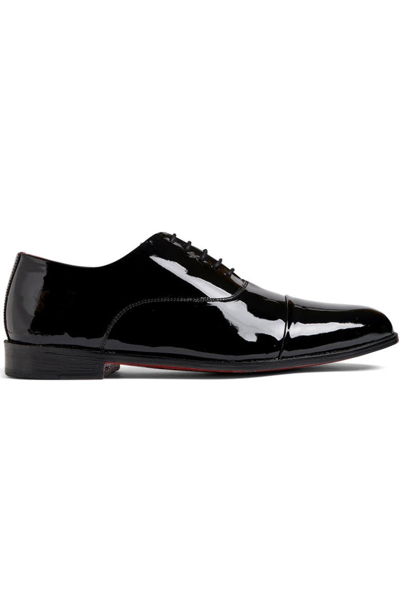 CARLOS SANTANA Tuxedos Patent Cap-toe Oxford, Alternate, color, Black Patent