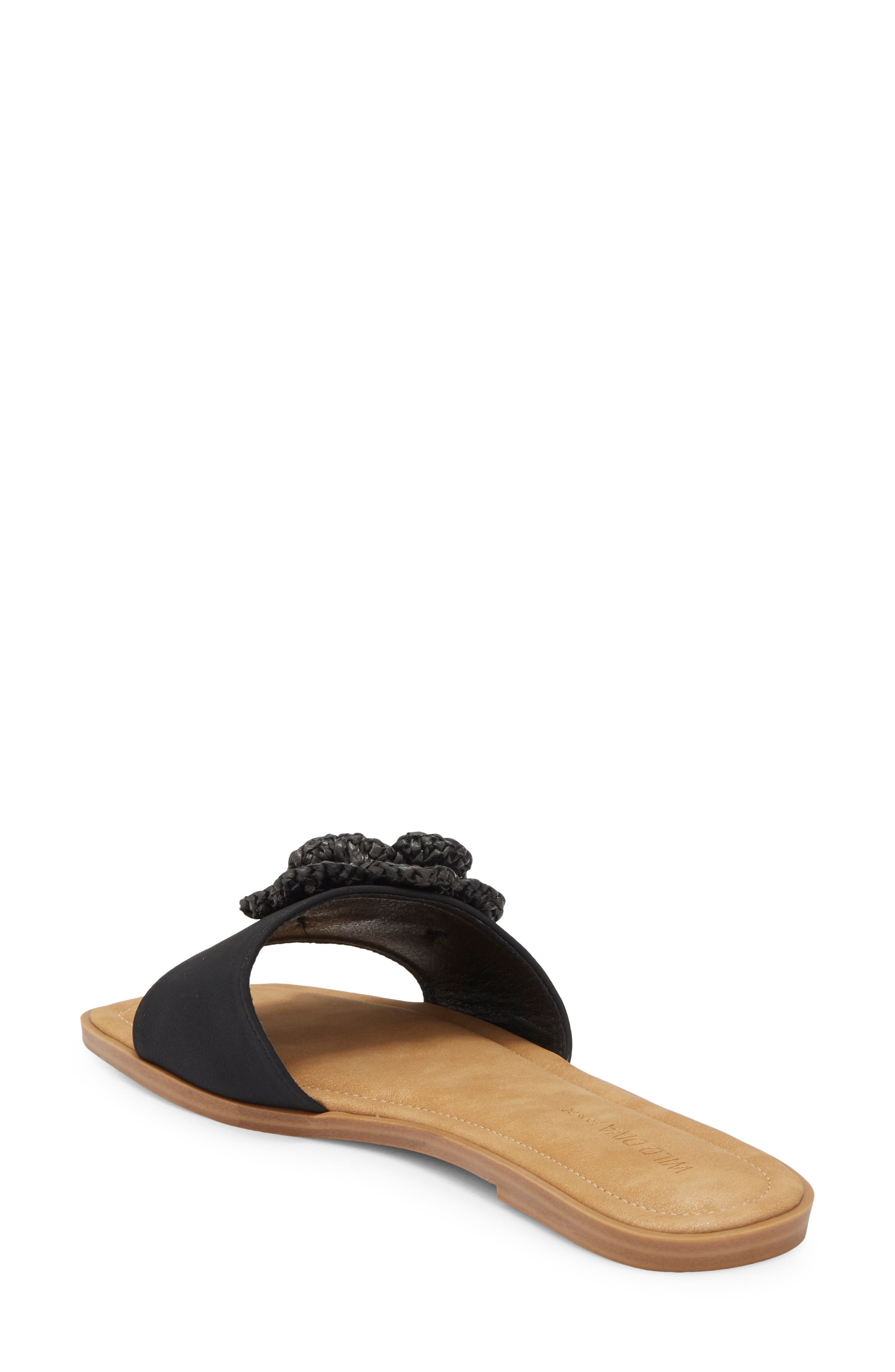 TAVO FLAT SANDALS, Alternate, color, BLACK