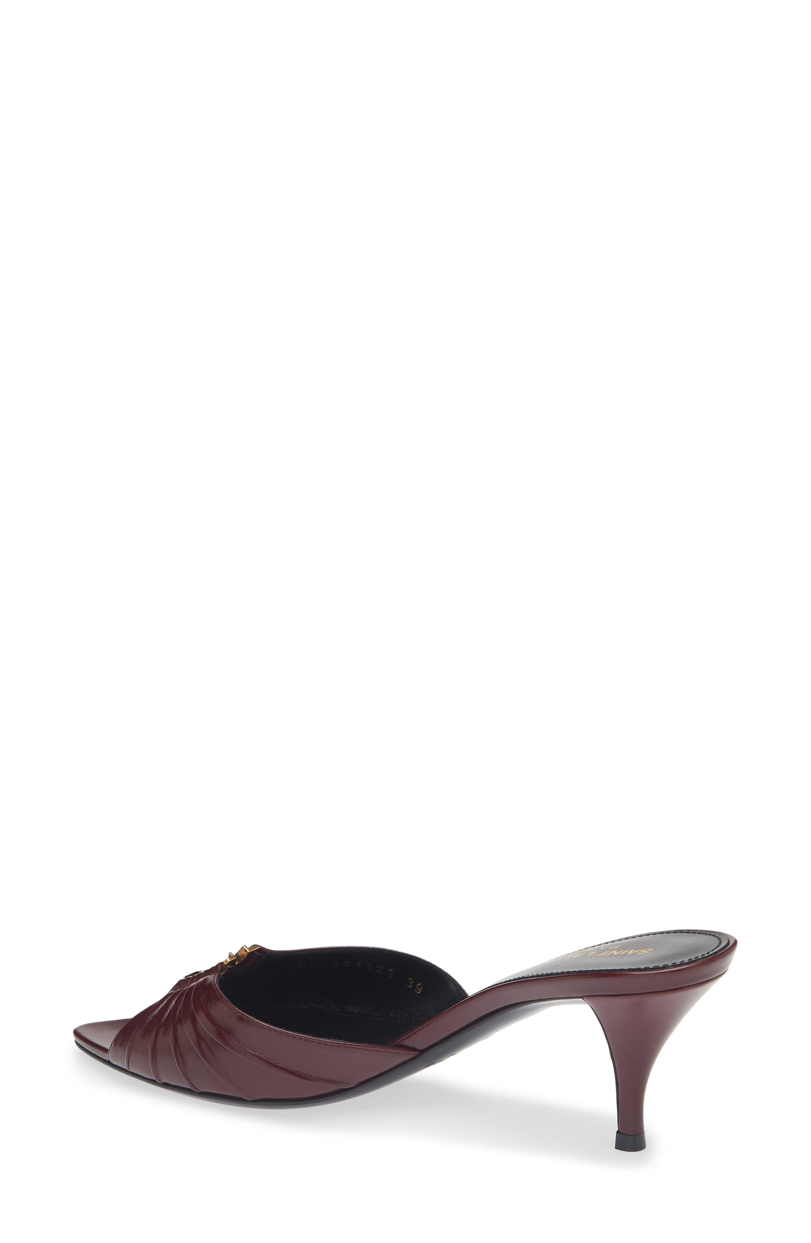Babylone Slide Sandal, Alternate, color, VINTAGE BORDEAUX