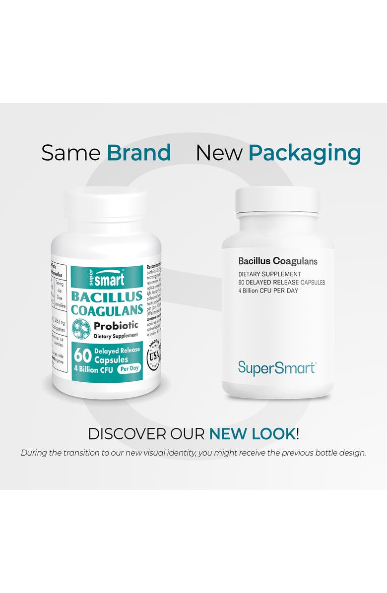 SuperSmart Bacillus Coagulans Probiotic, Alternate, color, NO COLOR