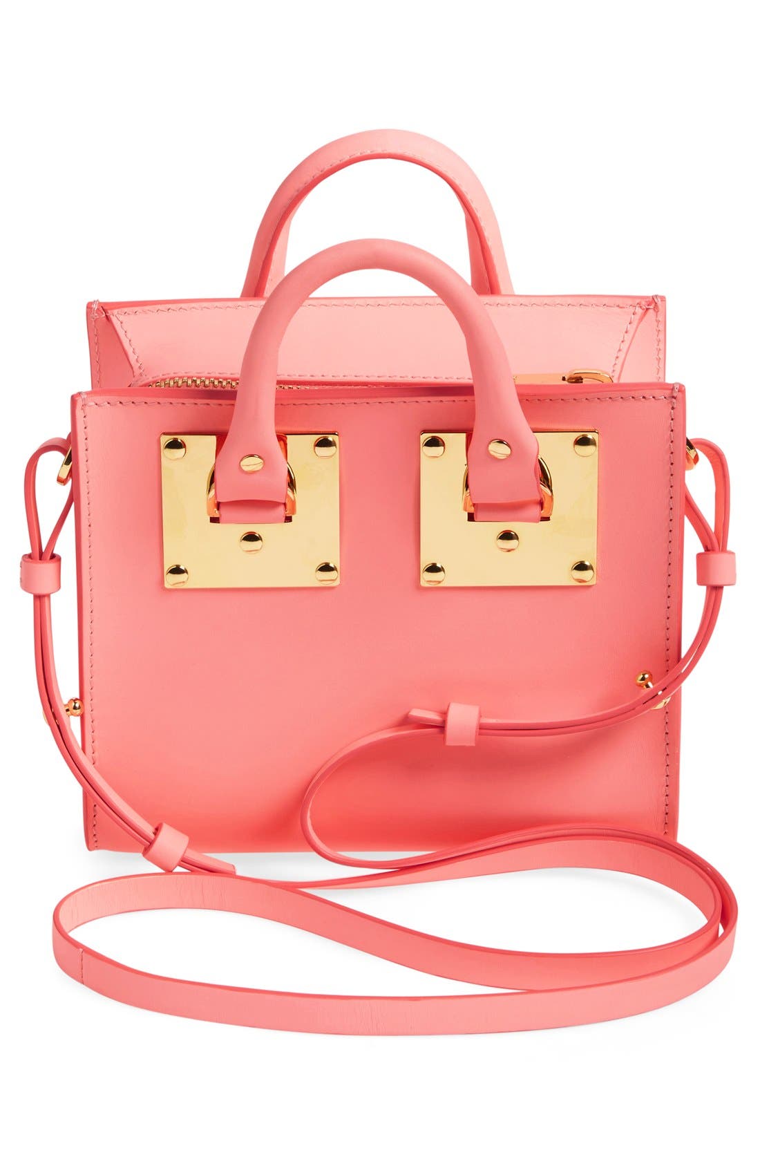'Albion' Box Tote, Alternate, color, BRIGHT PINK
