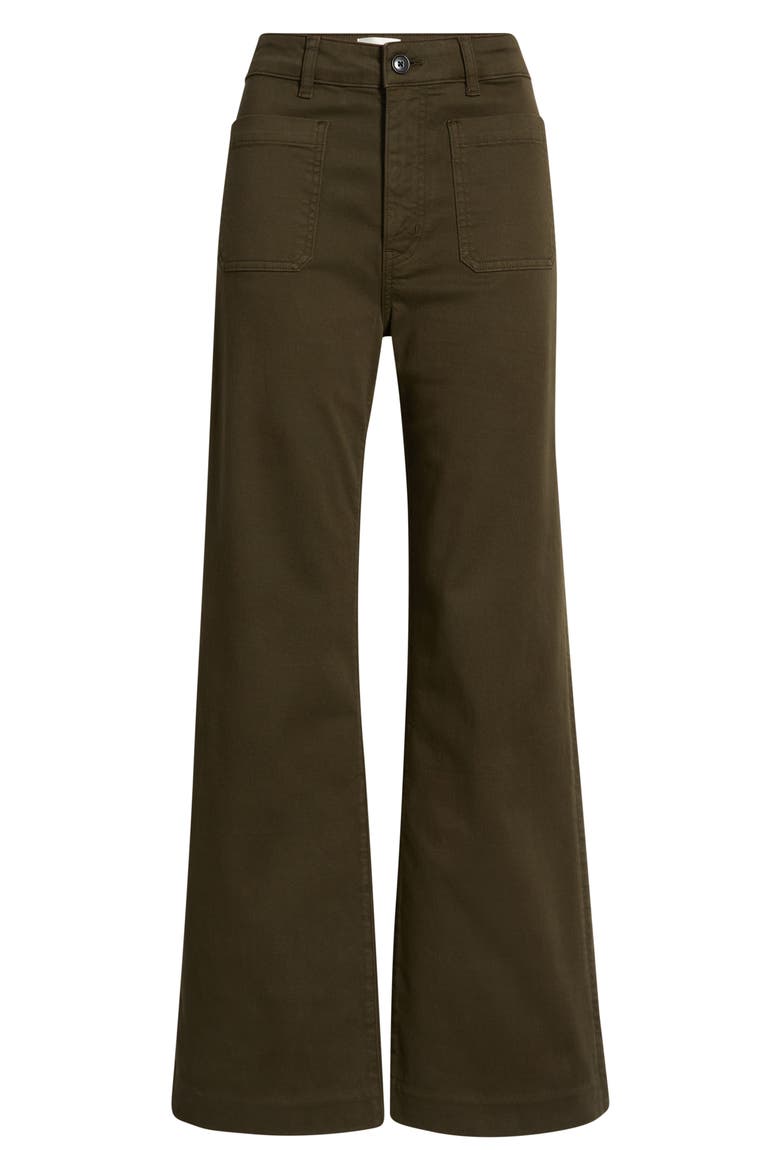 The Refined Patch Pocket Jeans, Alternate, color, MILITARY GREEN