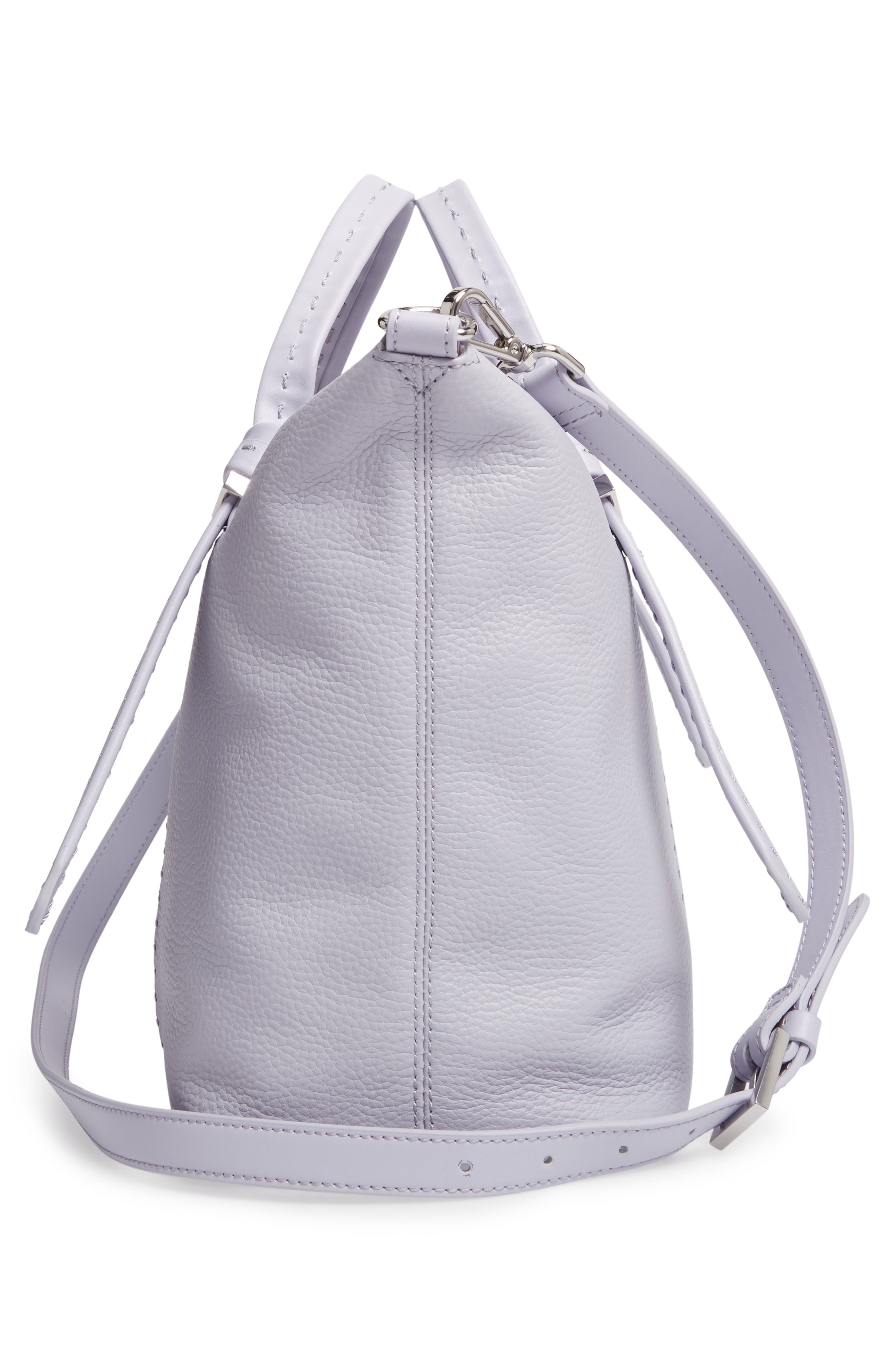 Ted Baker London Oellie Knotted Handle Large Leather Tote, Alternate, color, 