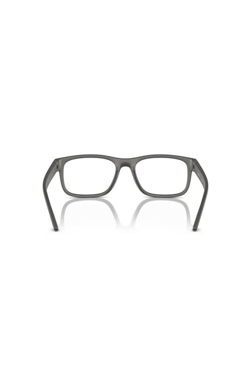 Prada Linea Rossa 54mm Rectangle Optical Glasses In Gray