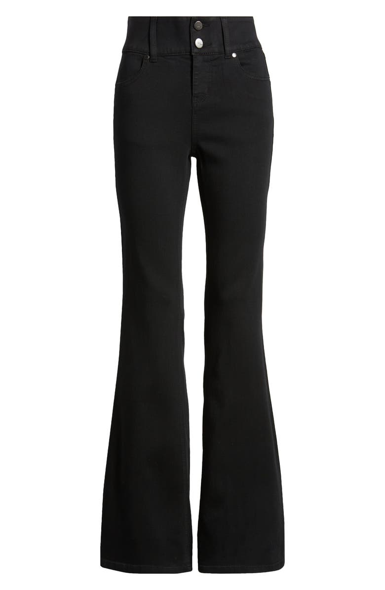 1822 Denim Fit & Lift High Waist Flare Jeans, Alternate, color,