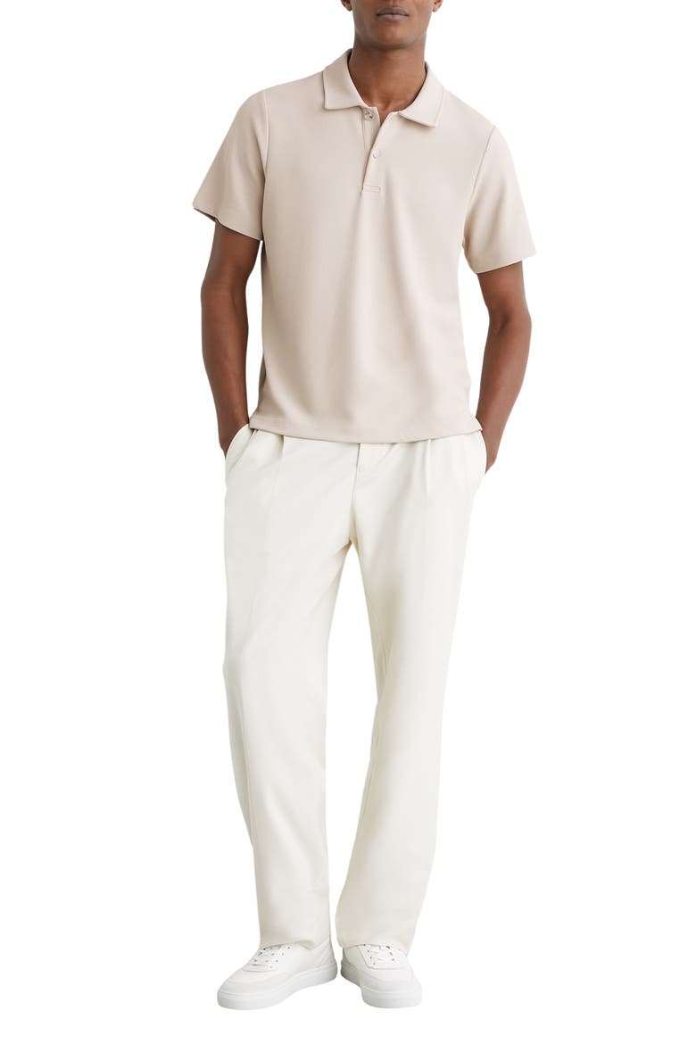 Kennedy Textured Polo, Alternate, color, STONE