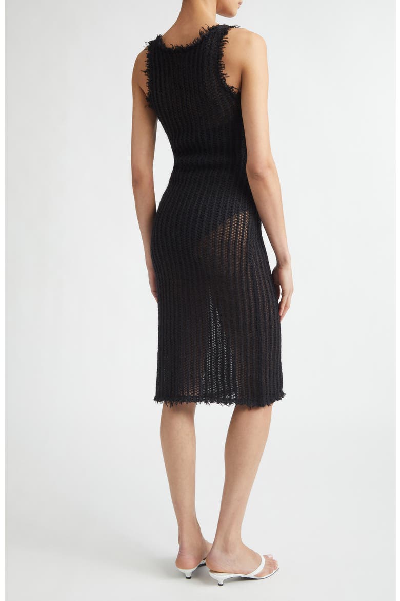 Mohair & Wool Blend Tank Sweater Dress, Alternate, color, BLACK