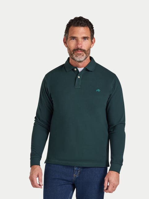 Long Sleeve Classic Pique Polo