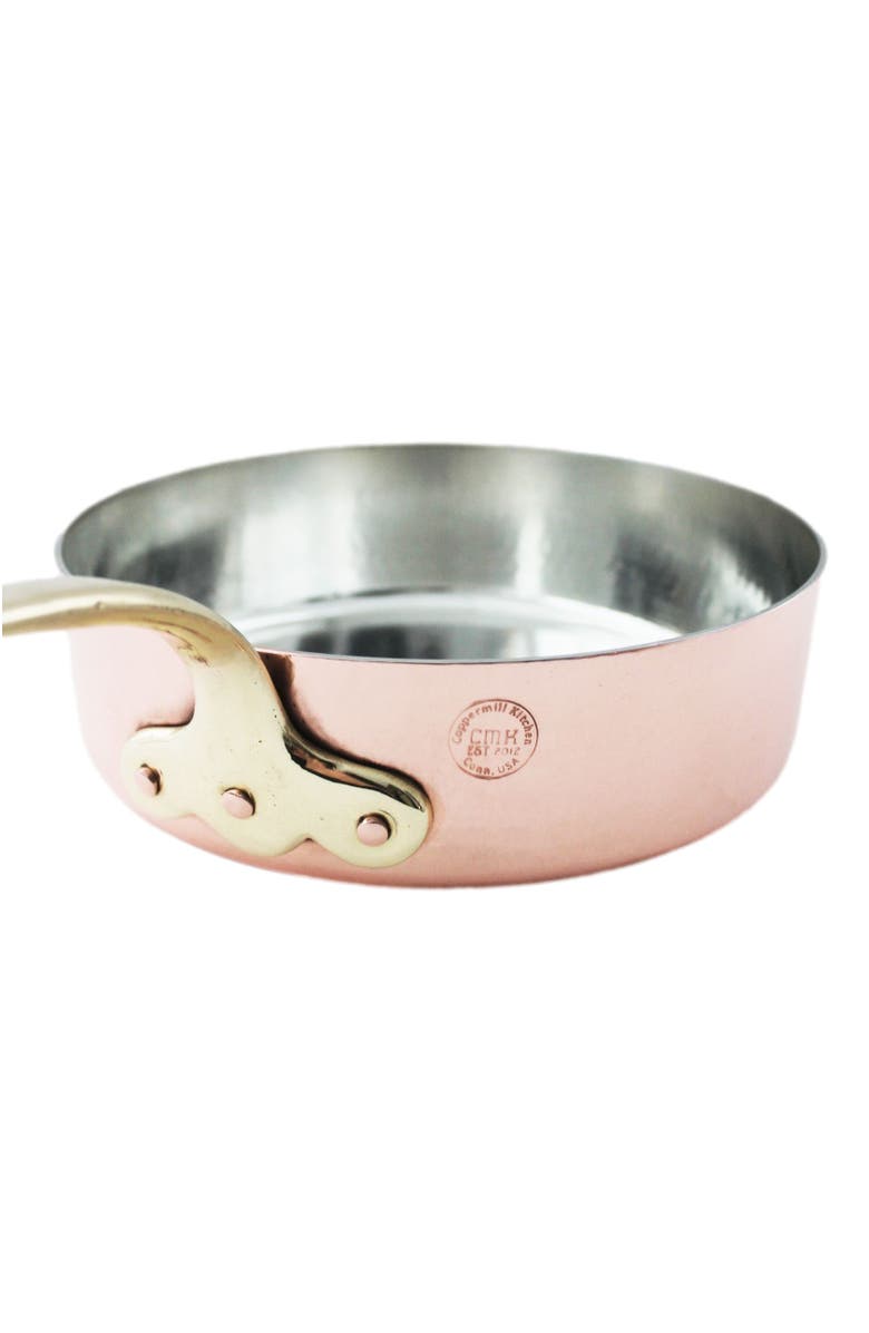 Coppermill Kitchen Vintage Inspired Copper Medium Sauté Pan, Alternate, color, 