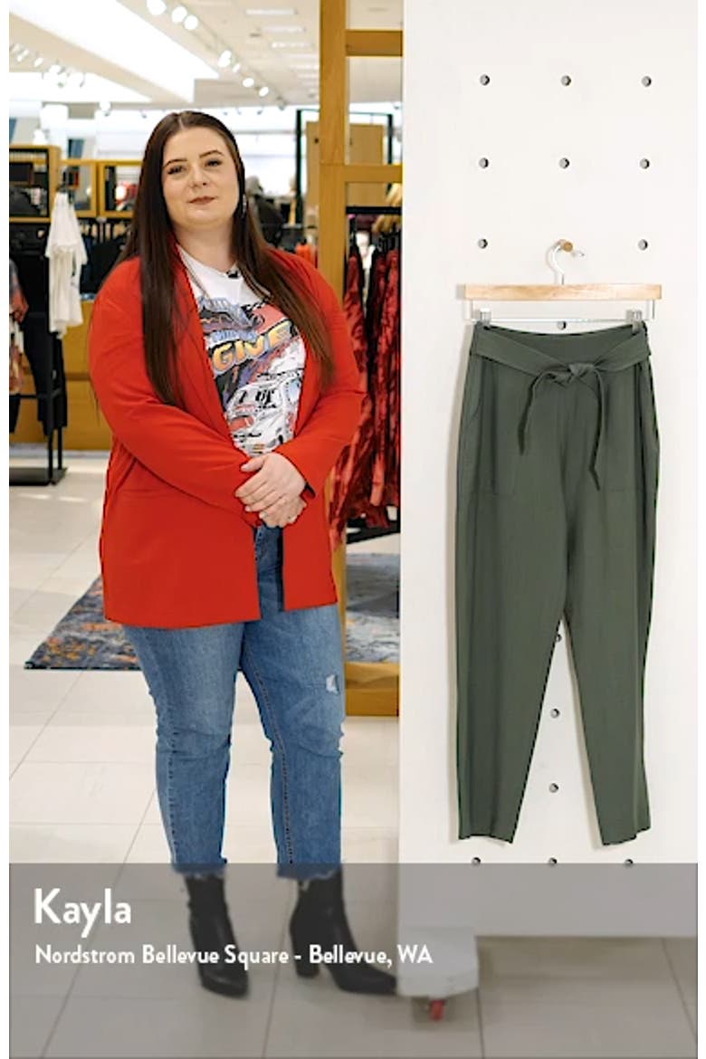 Tie Waist Utility Pants video