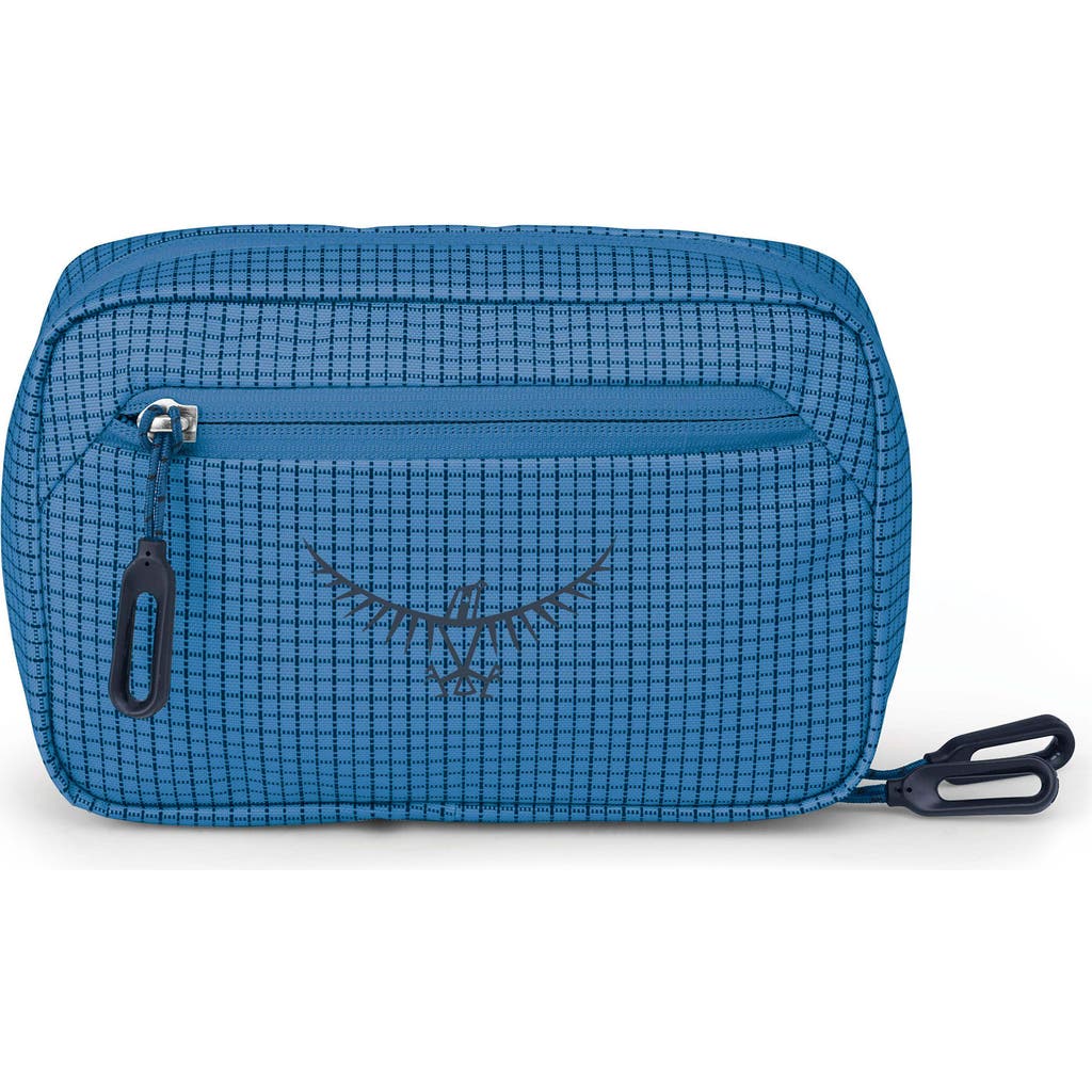 Osprey Transporter Powerhouse Tech Storage Pouch In Blue Flame/nocturnal Blue