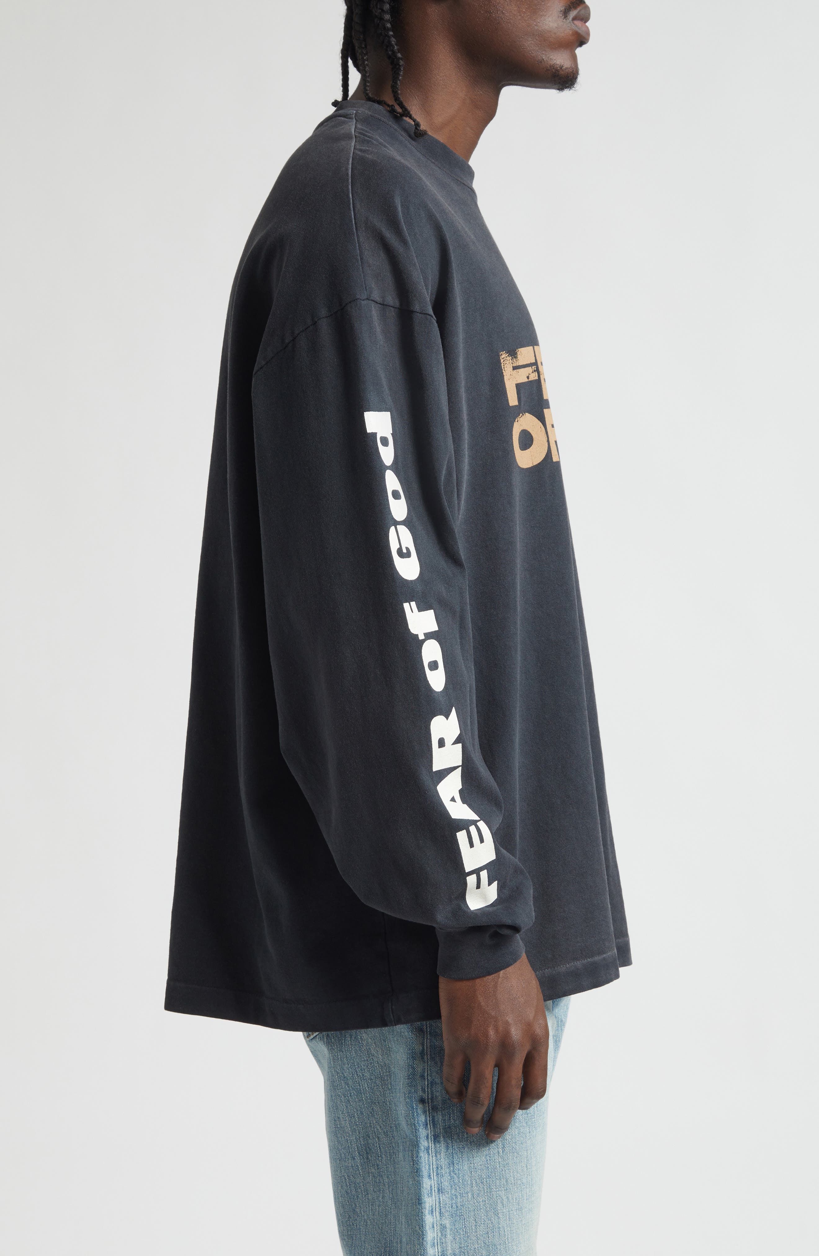 Fear of God Relaxed Long Sleeve Logo Graphic T-Shirt (Men) | Nordstrom