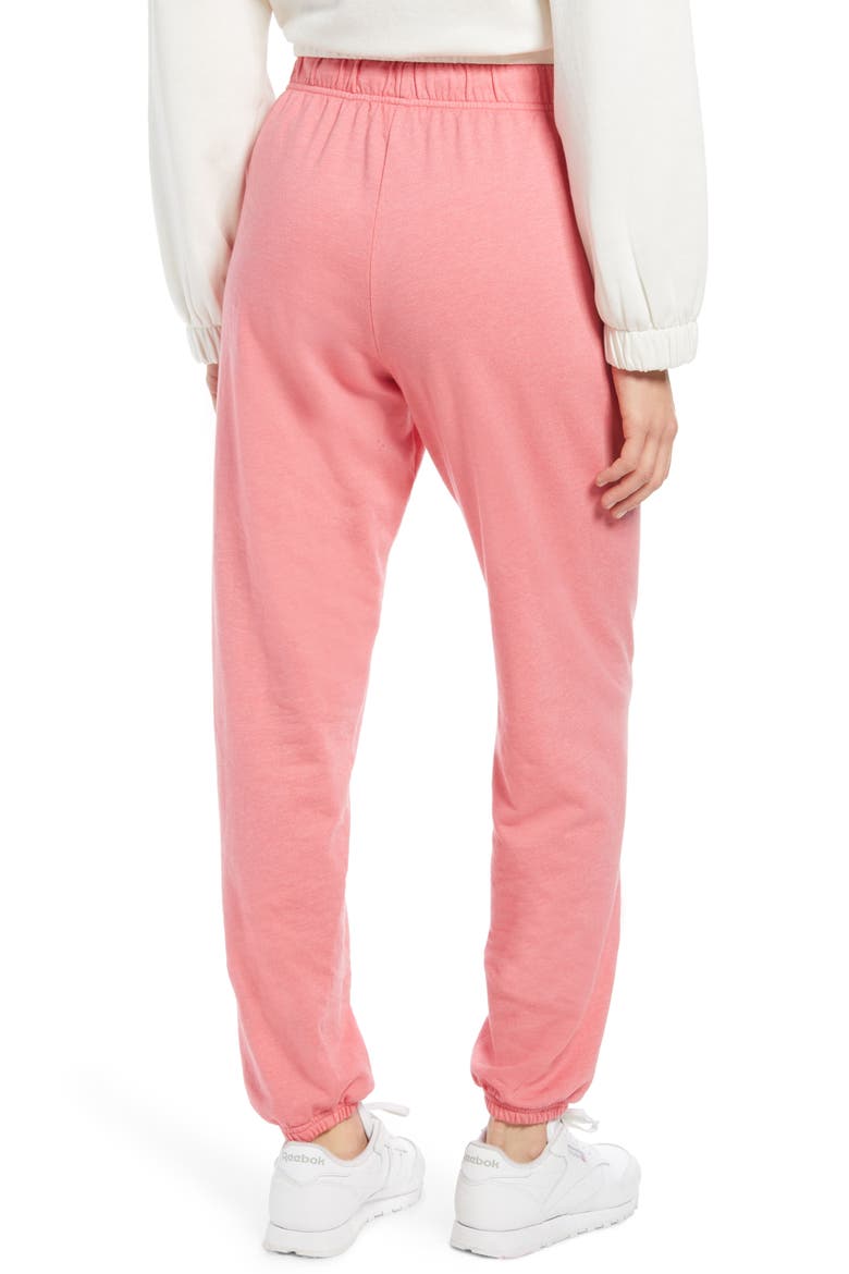 Boyfriend Sweatpants, Alternate, color, PINK DUNE