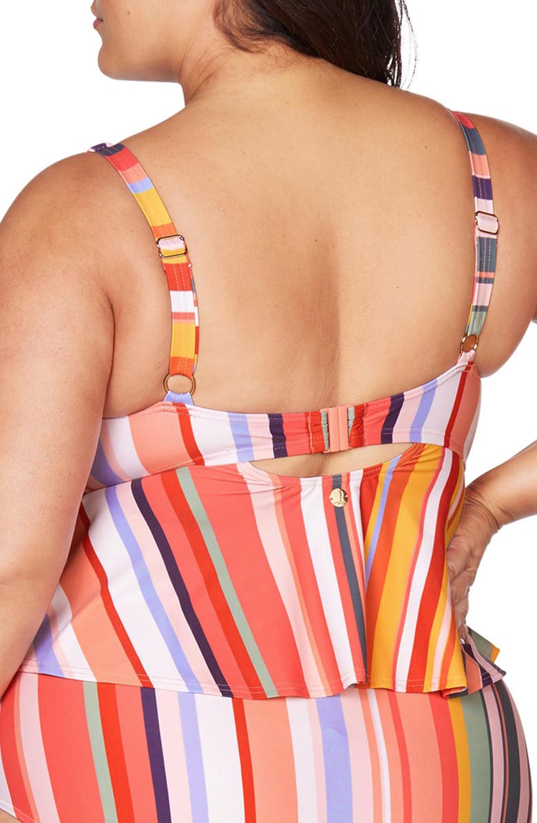 Artesands Carnivale Chagall Midriff Bikini Top, Alternate, color,