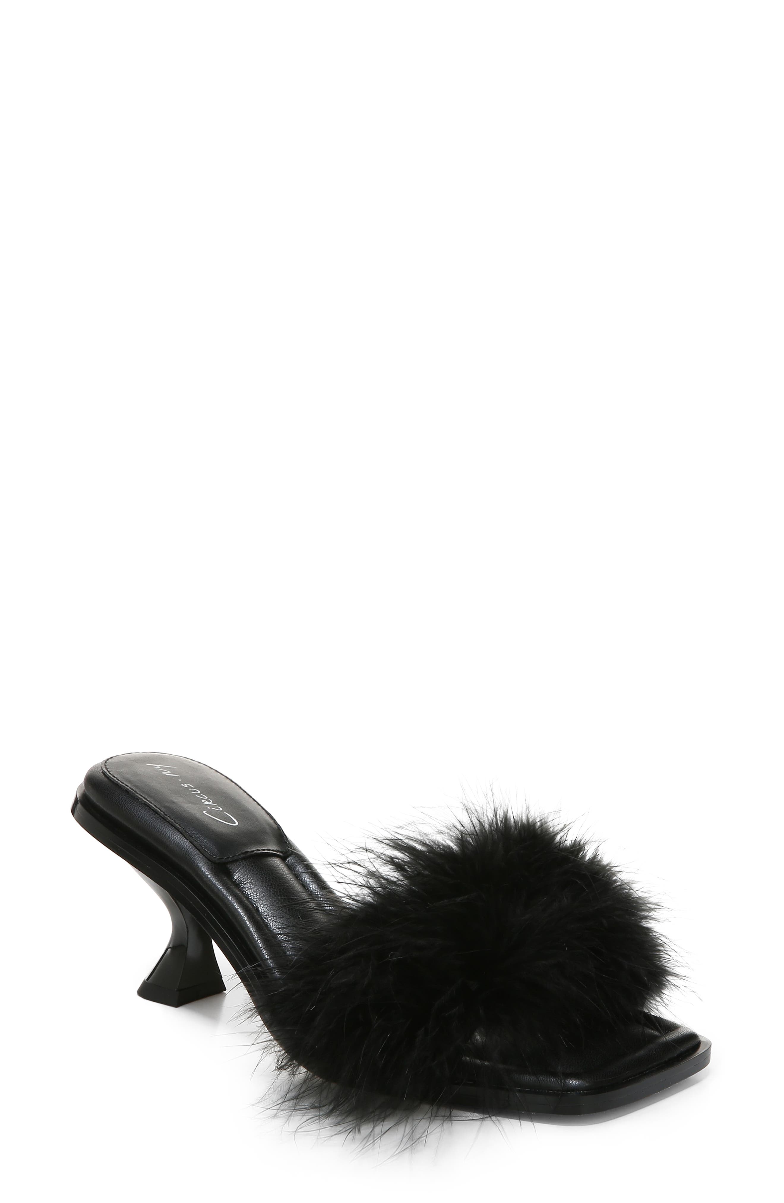 Circus NY by Sam Edelman Florence Feather Slide Sandal, Main, color, 