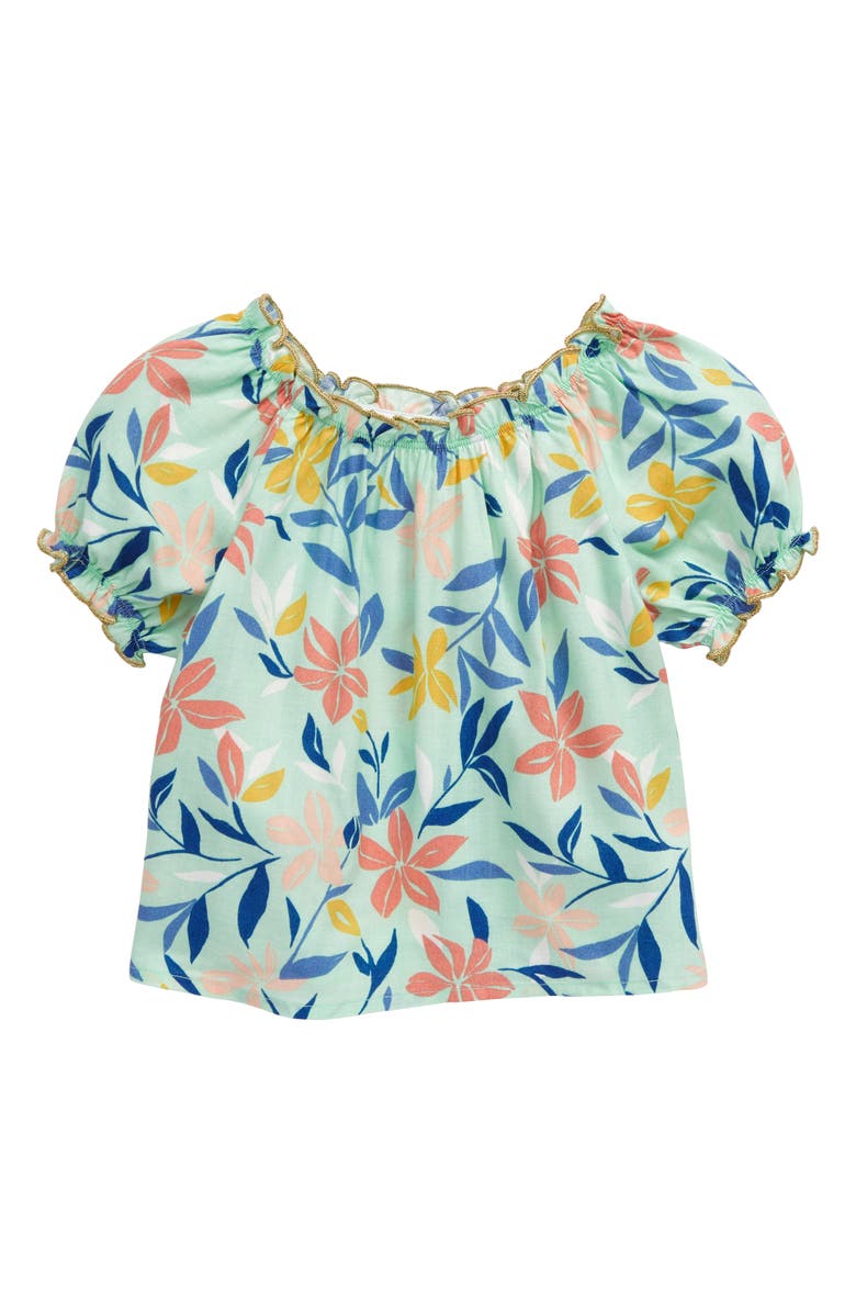 Peek Aren't You Curious Malibu Puff Sleeve Top, Main, color, 