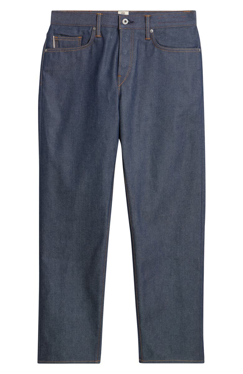 HIROSHI KATO The Barrel Classic Straight Leg 12.5-Ounce Selvedge Jeans, Alternate, color, Indigo Raw