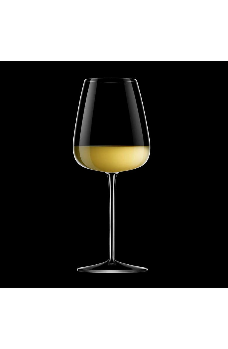 Luigi Bormioli Talismano Set of 4 Chardonnay Glasses, Alternate, color, Clear