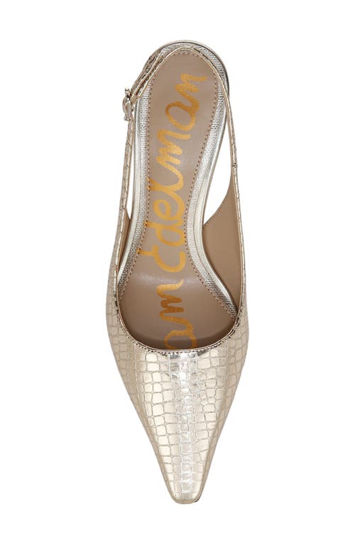 Sam Edelman Bianka Slingback Pump In Brown