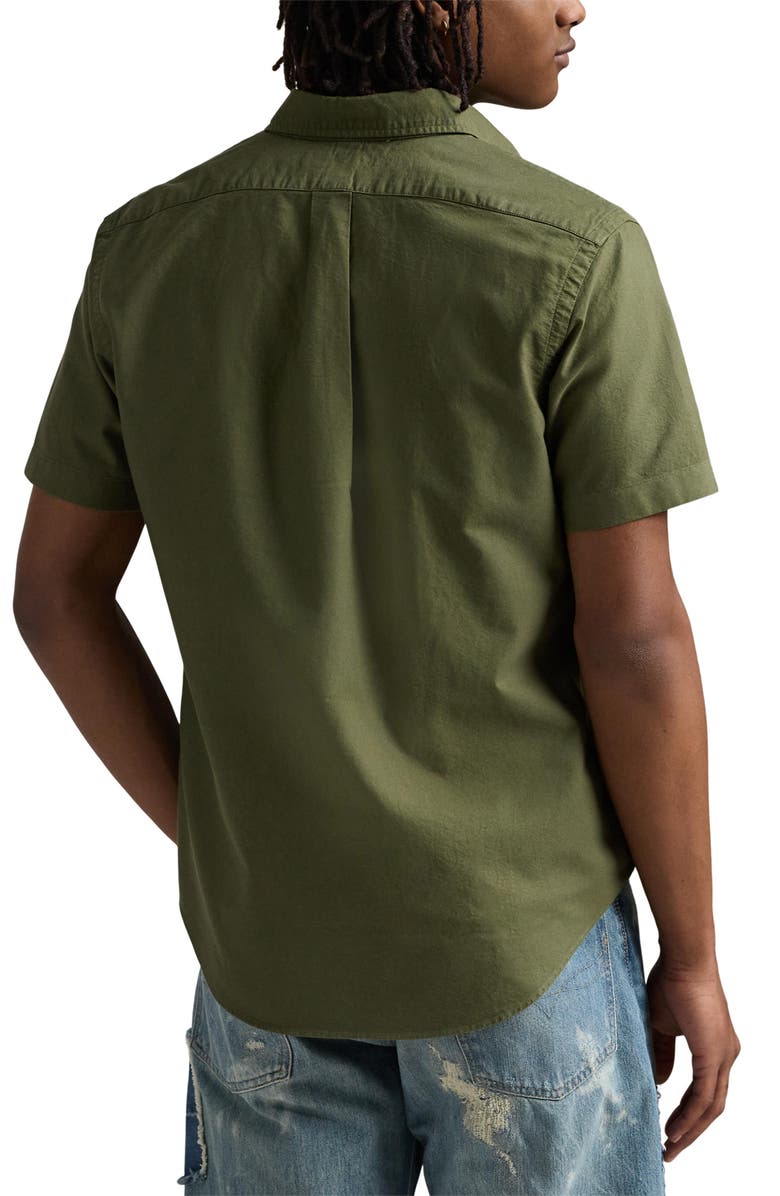 Polo Ralph Lauren Short Sleeve Button-Down Shirt, Alternate, color, 