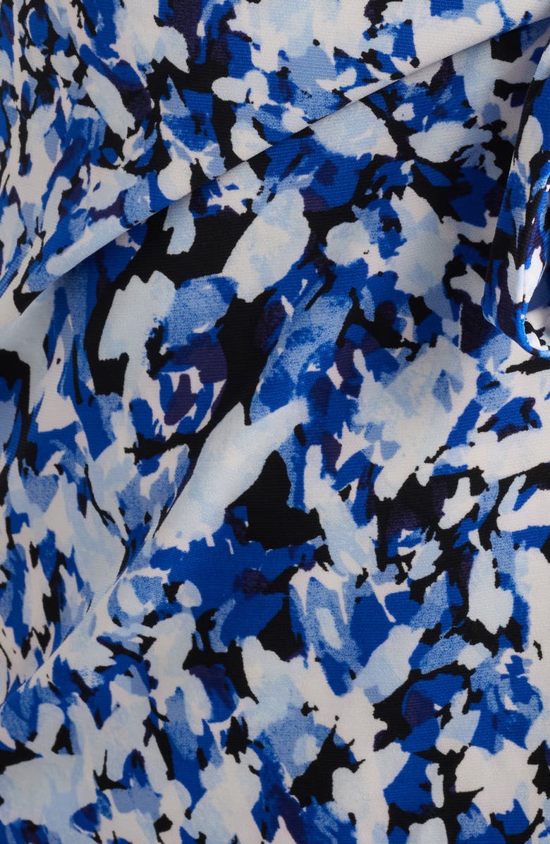 Anne Klein Abstract Print Knit Wrap Top, Alternate, color,