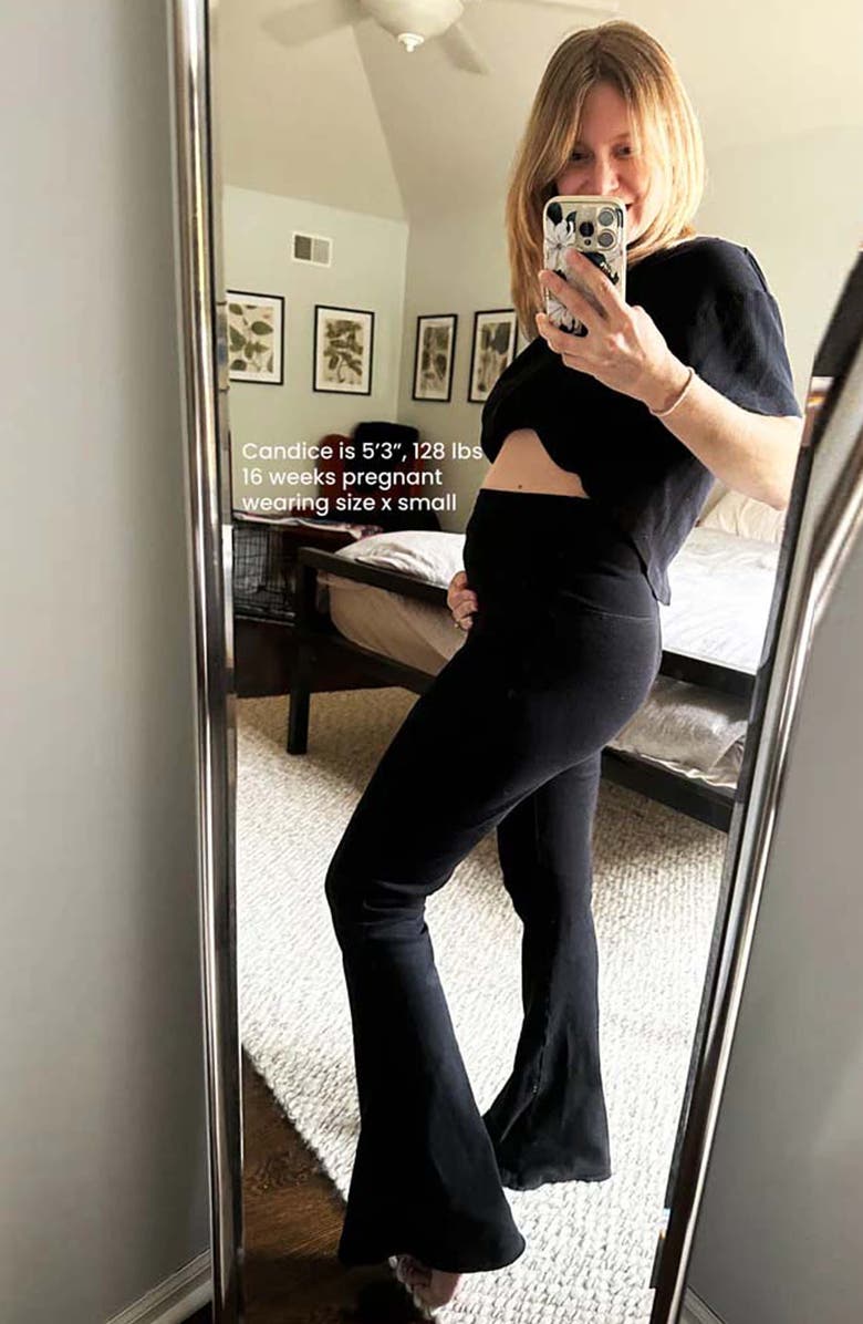 Of an Origin Organic Cotton Short Sleeve Rib Knit Crop Top & Nursing Cover, Alternate, color, 