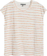 Wit & Wisdom Stripe Linen Blend T-Shirt
