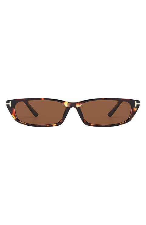 Lana 55mm Rectangular Sunglasses