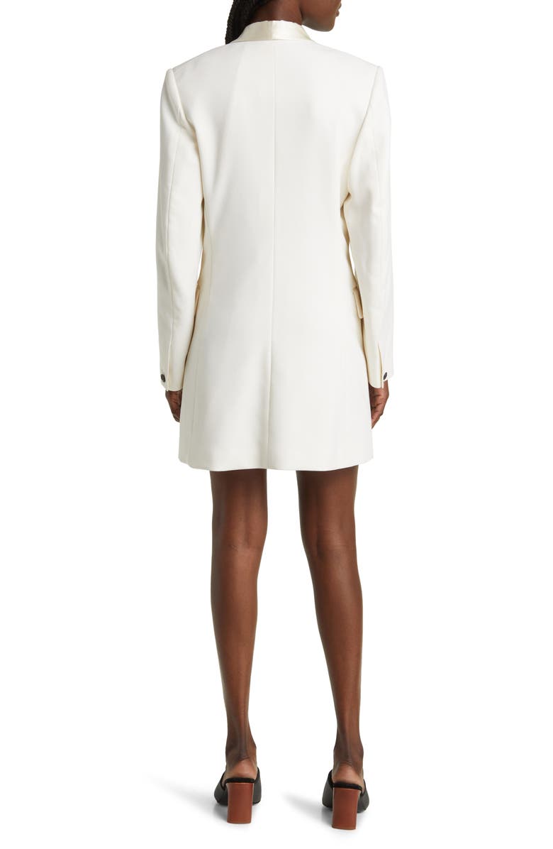 rag & bone Femi Long Sleeve Virgin Wool Blend Tuxedo Dress, Alternate, color, 