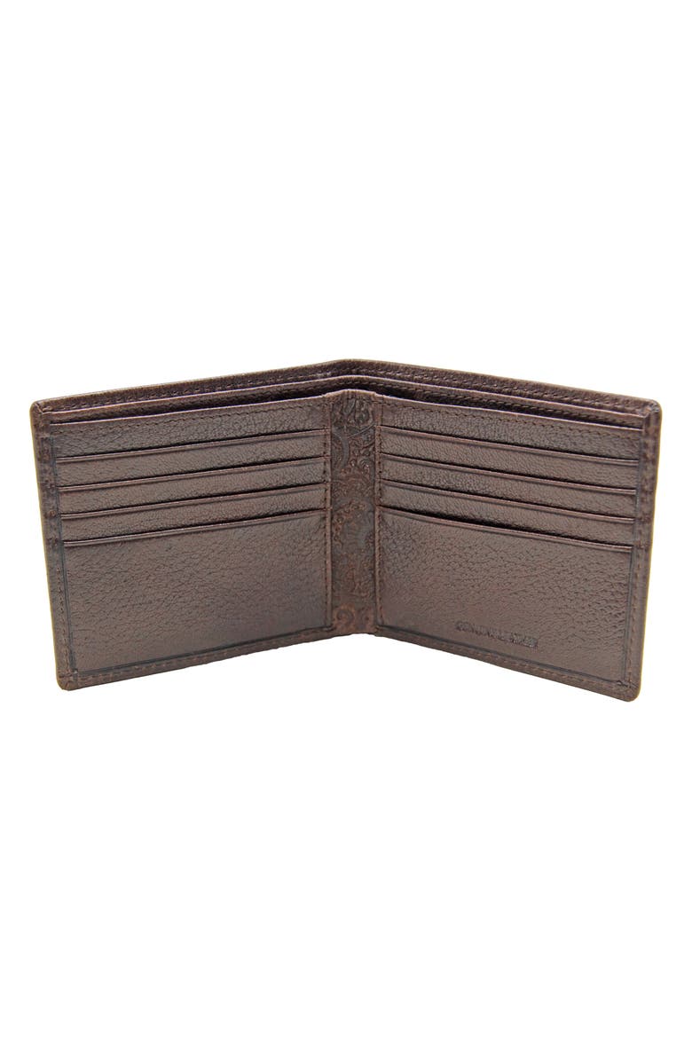 Robert Graham Nuance Leather Bifold Wallet, Alternate, color, Brown
