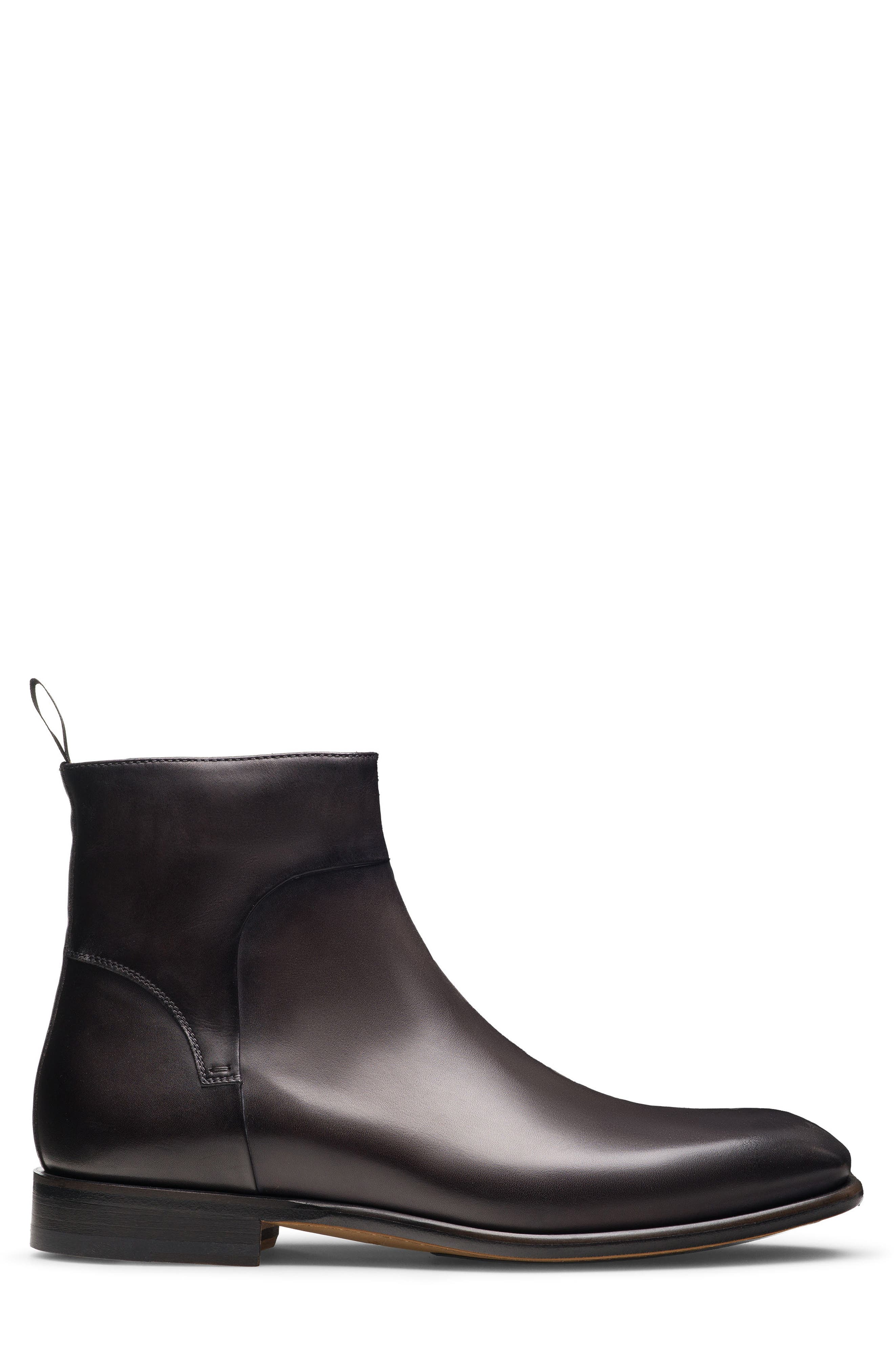 Magnanni Malbec Plain Toe Zip Boot, Alternate, color, Grey