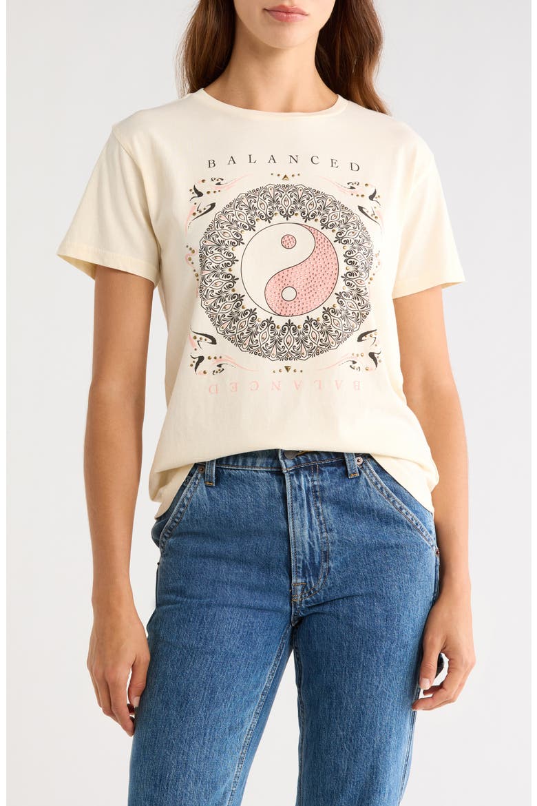 Balanced Graphic T-Shirt, Main, color, WHITECAP GRAY