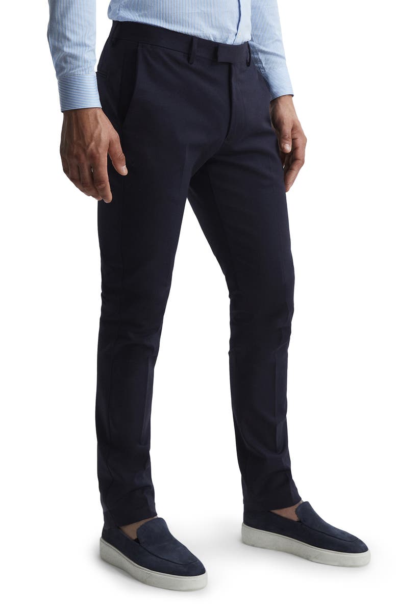 Reiss Eastbury Slim Fit Stretch Cotton Chinos, Main, color,