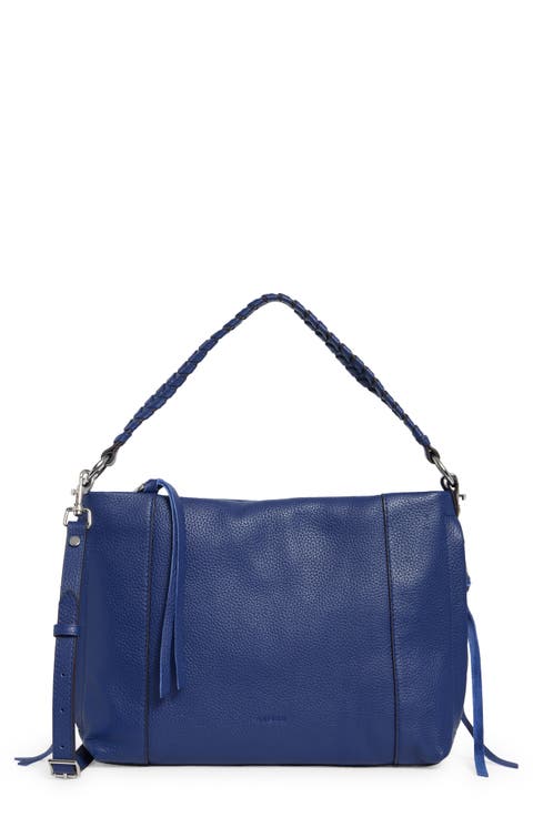 Laila Convertible Leather Shoulder Bag