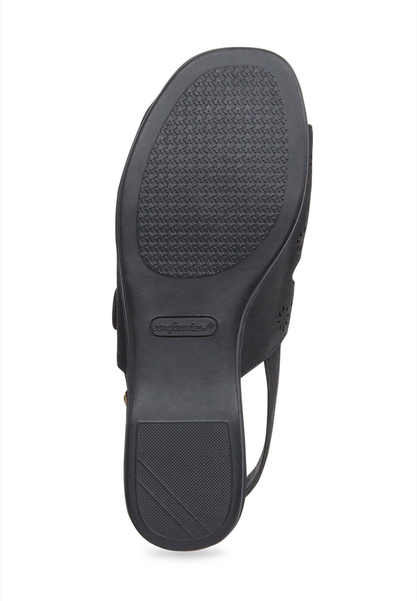 Comfortview The Sutton Sandal, Alternate, color, Black
