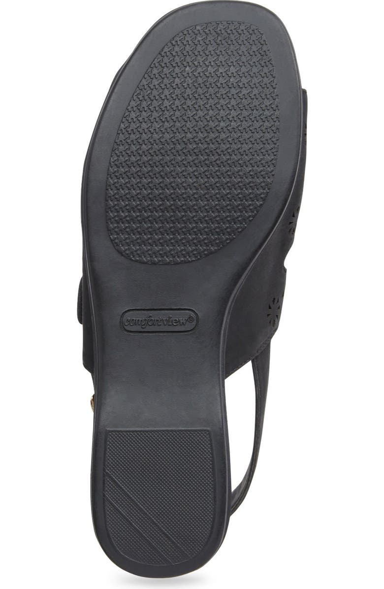 Comfortview The Sutton Sandal, Alternate, color, Black