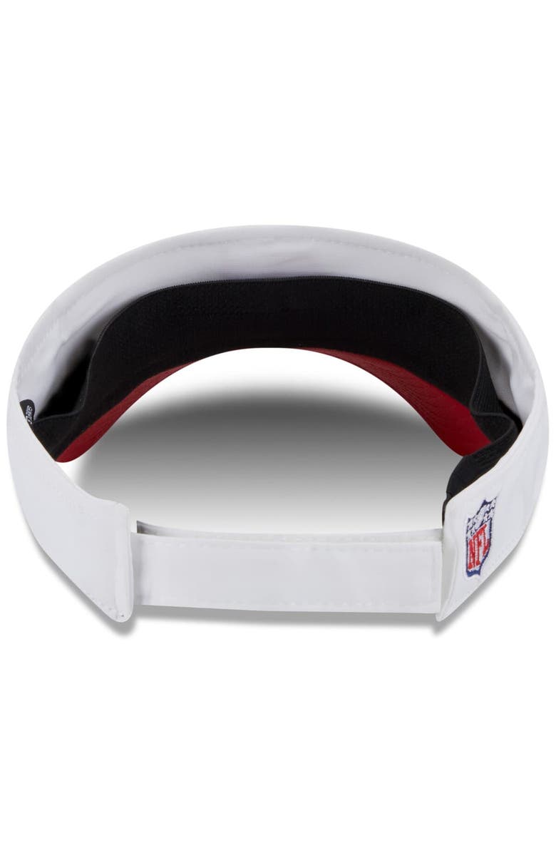 New Era Men's New Era  White/Red Tampa Bay Buccaneers 2025 NFL Training Camp Adjustable Visor, Alternate, color, 