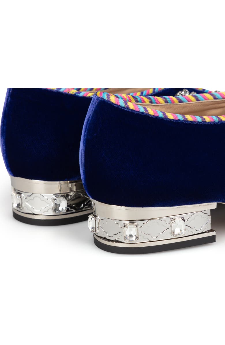 AIMEE ANN LOU Iris Slip-on Oxford in Velvet, Alternate, color,