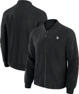 J. Palmer Men's J. Palmer Black Minnesota Vikings Lightweight Cover-4 Tri-Blend Full-Zip Jacket